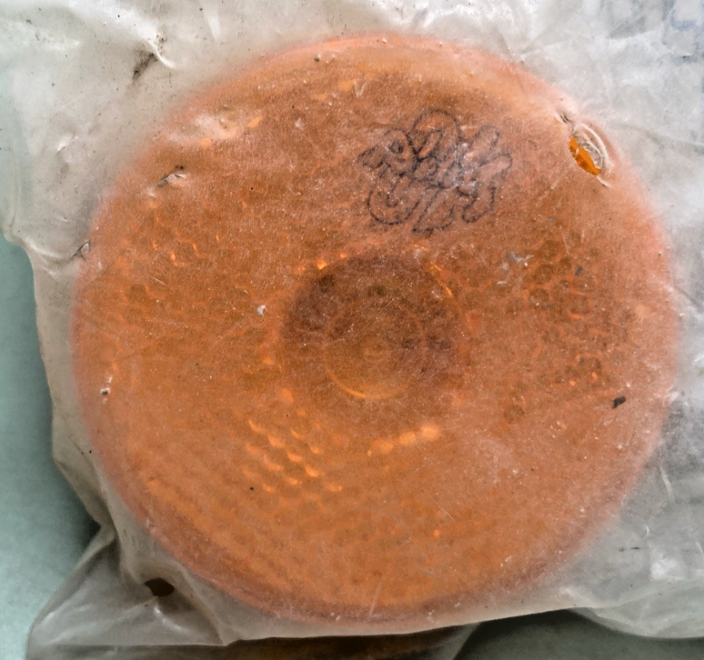 Qty 2 Genuine Truck-Lite 10208Y Super 10 Marker Clearance Light Yellow Round