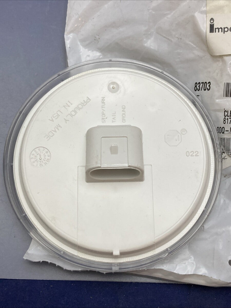 New Replaces Peterson 817C-7 7-Diode Clear 4" LED Round Back-Up Light