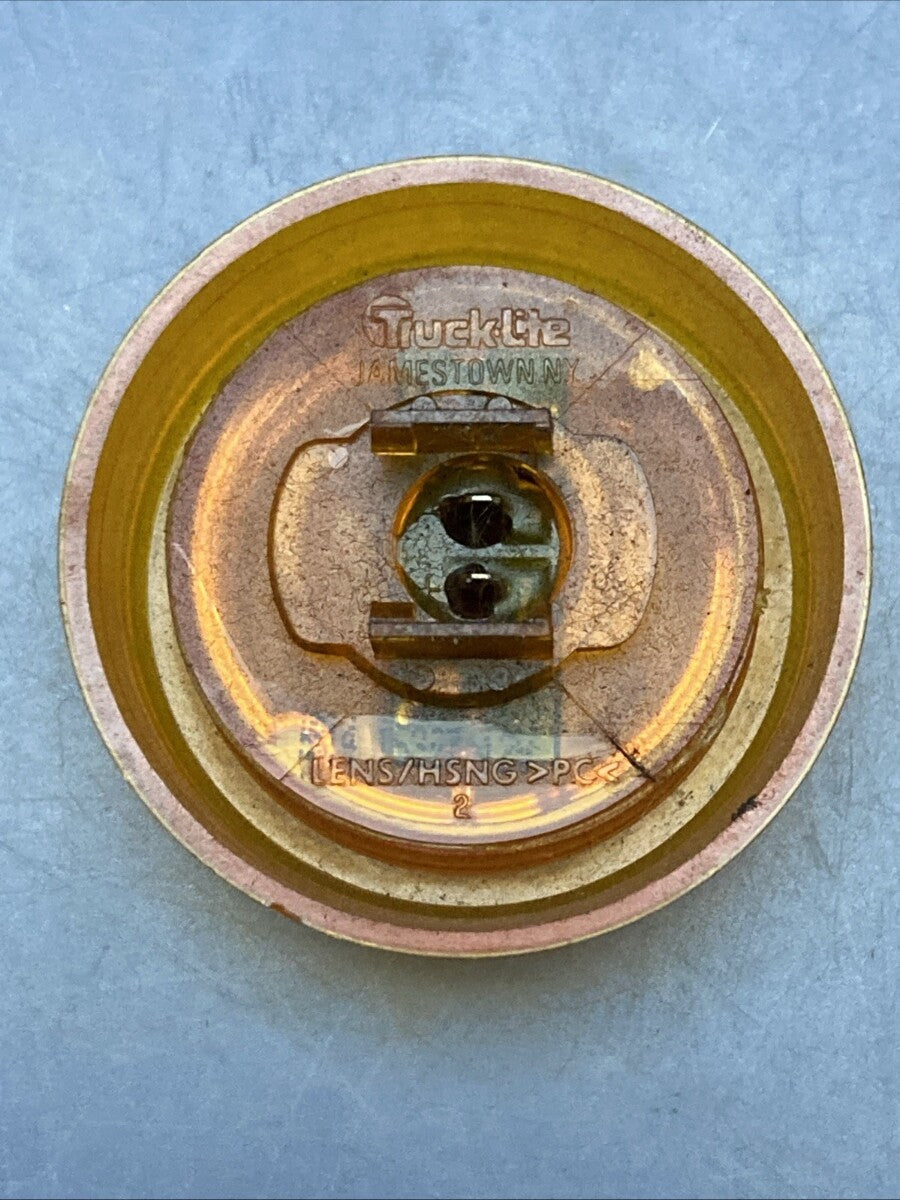 Qty 2 Truck-Lite Model 10 LED Lens, Amber