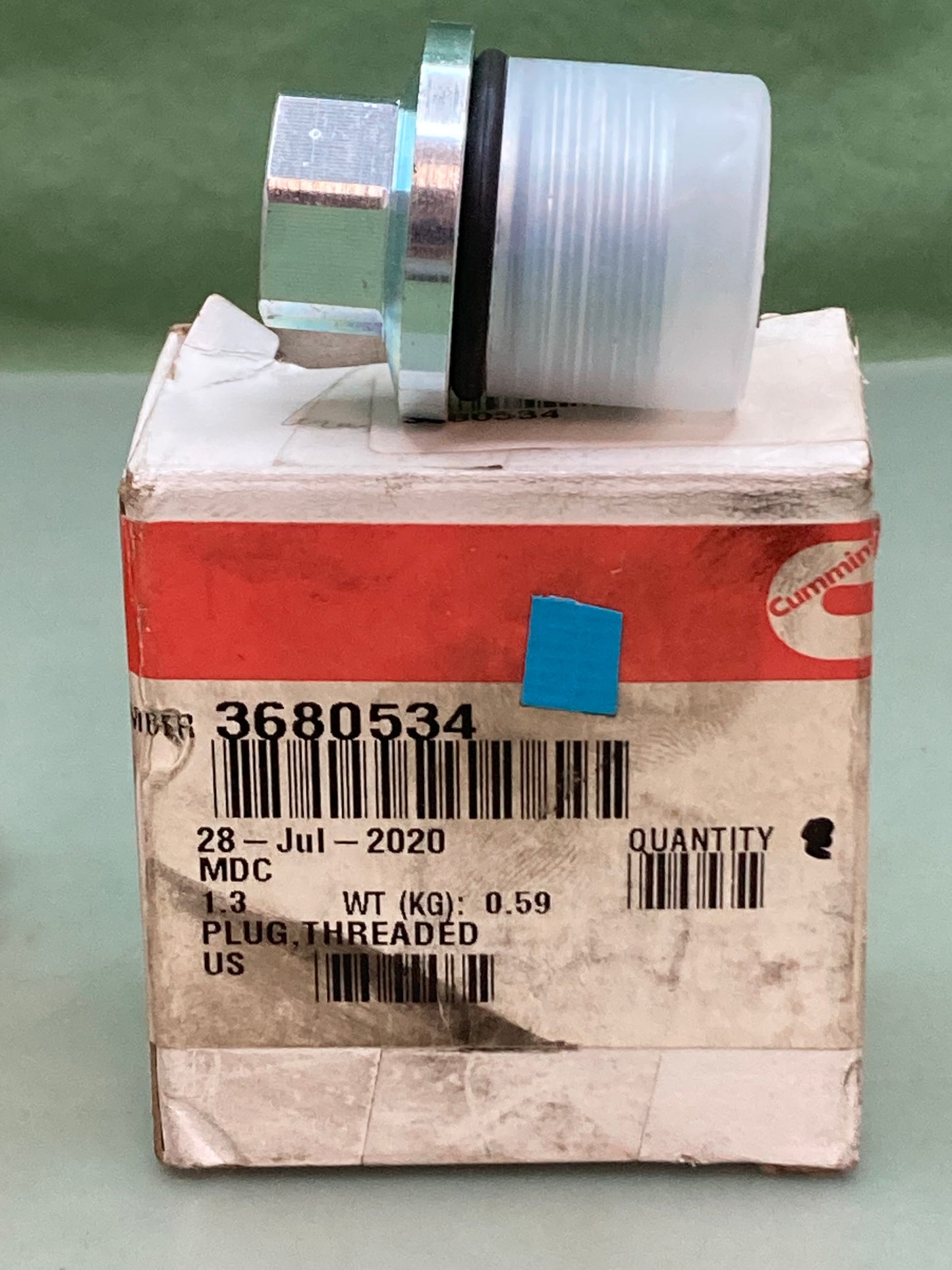 New Genuine Cummins 3680534 Multi-Purpose Threaded Plug