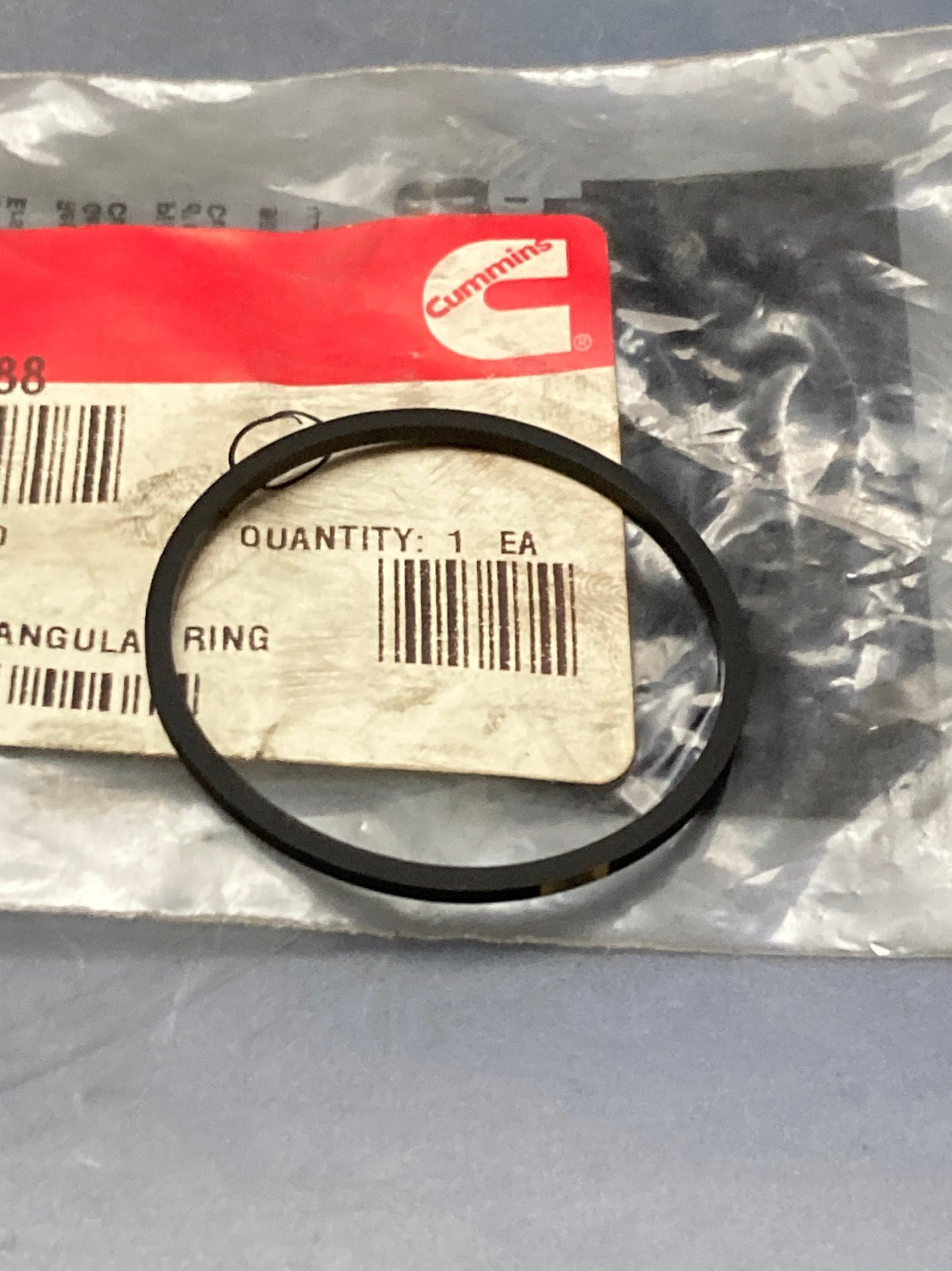 New Genuine Cummins 129888 Rectangular Seal