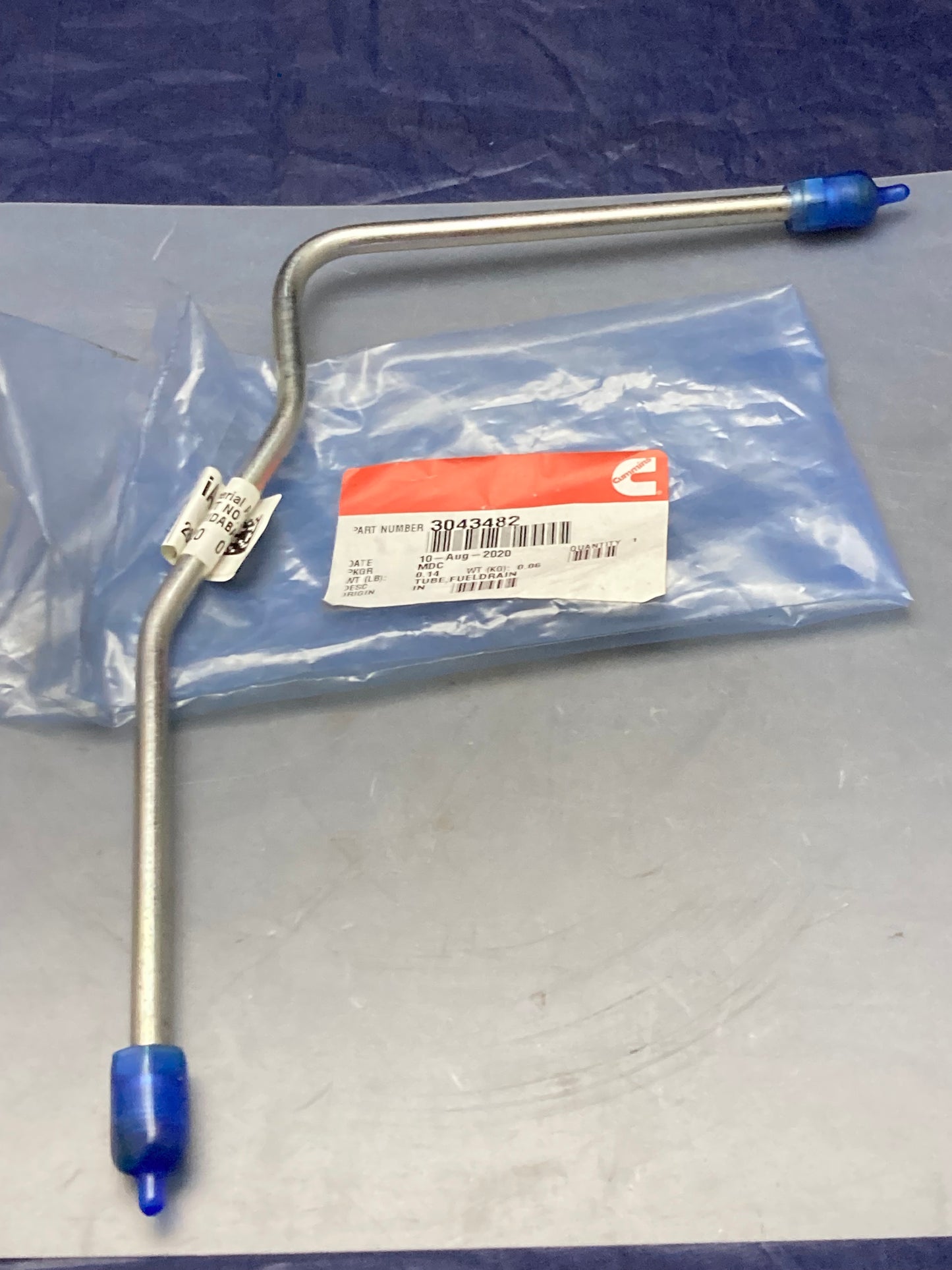 New Genuine Cummins 3043482 Fuel Filler Housing Drain Hose