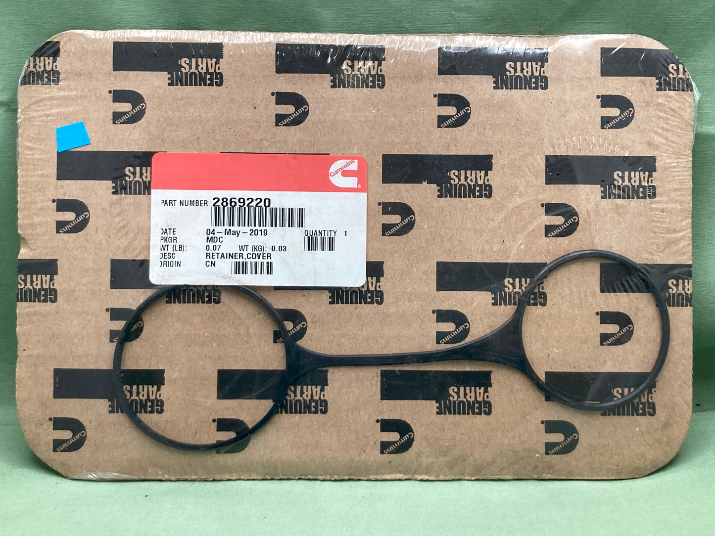 New Genuine Cummins 2869220 Retainer, Cover