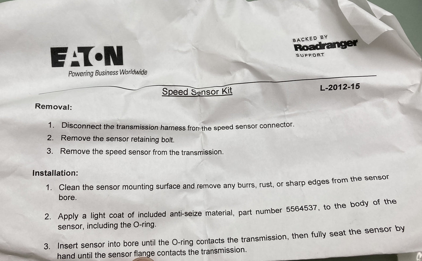 New Genuine Eaton K-4149 SPEED SENSOR