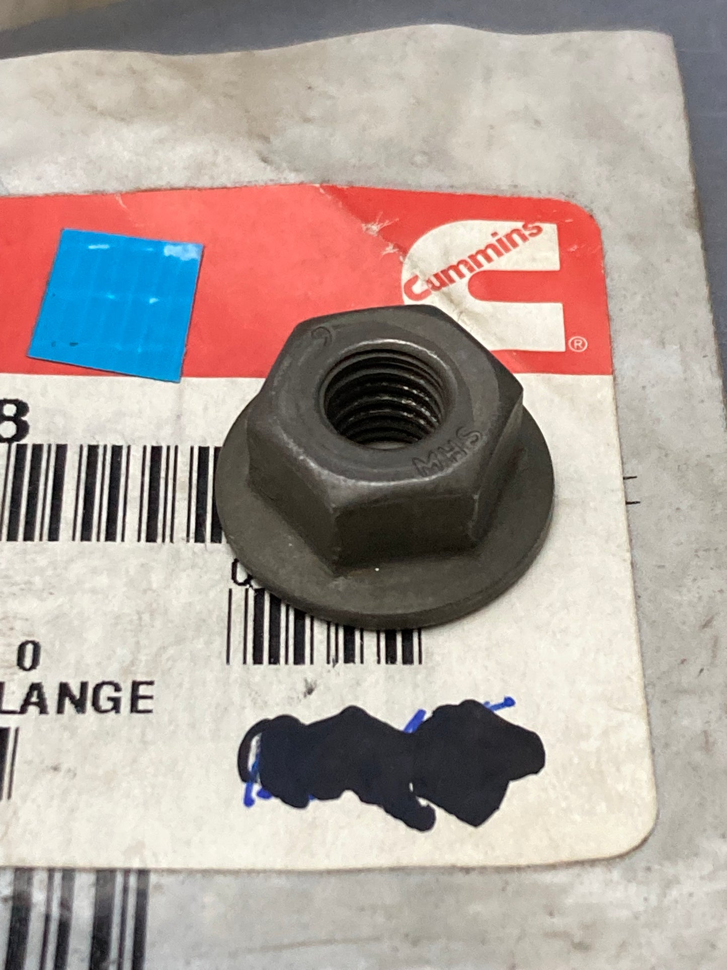 New Genuine Cummins 3682798 Nut Hexagon, Flange