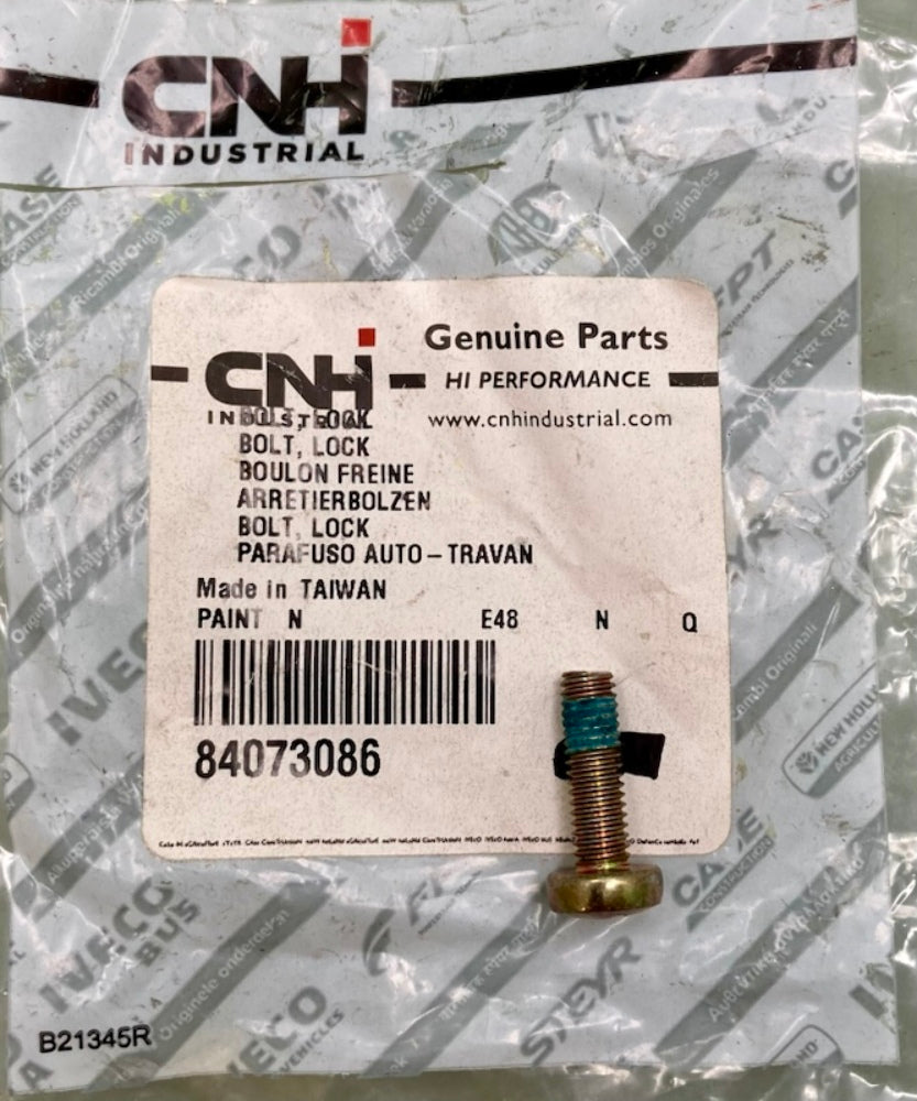 CNH Industrial 84073089 Bolt Lock New Genuine