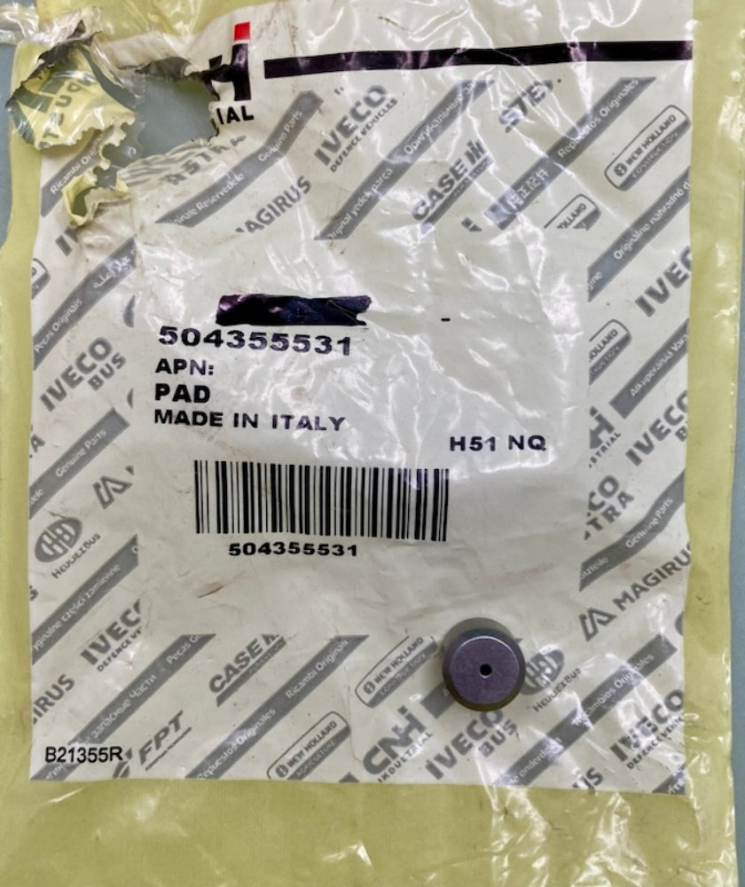 CNH Industrial 504355531 Pad New Genuine