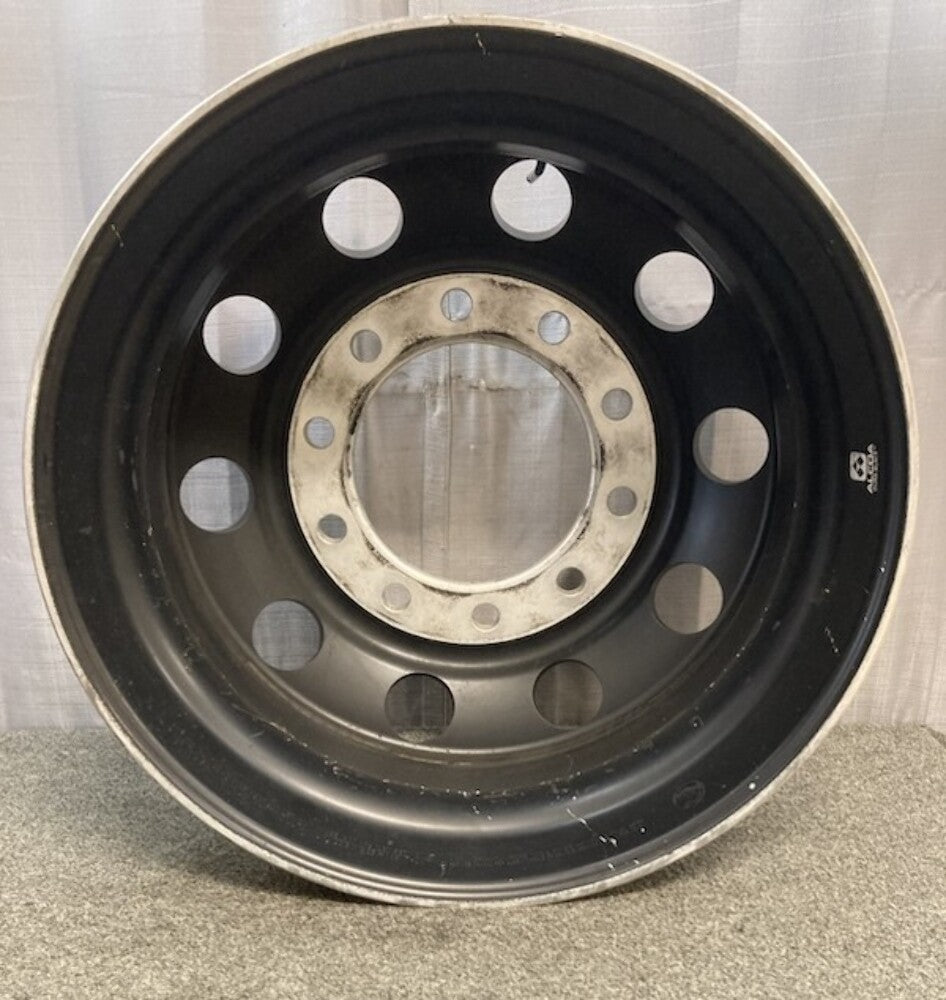 Alcoa ULT39BLK Dura-Black 22.5" x 8.25" Aluminum Wheel 10x285mm Hub Pilot