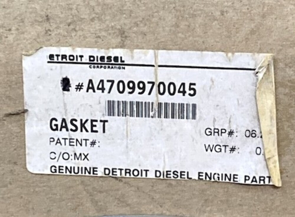 Detroit Diesel A4709970045 Gasket New Genuine