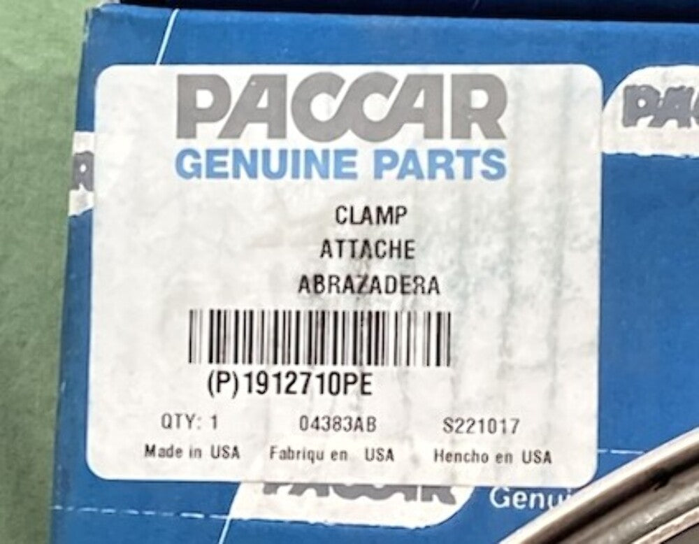 Paccar 1912710PE Clamp New Genuine