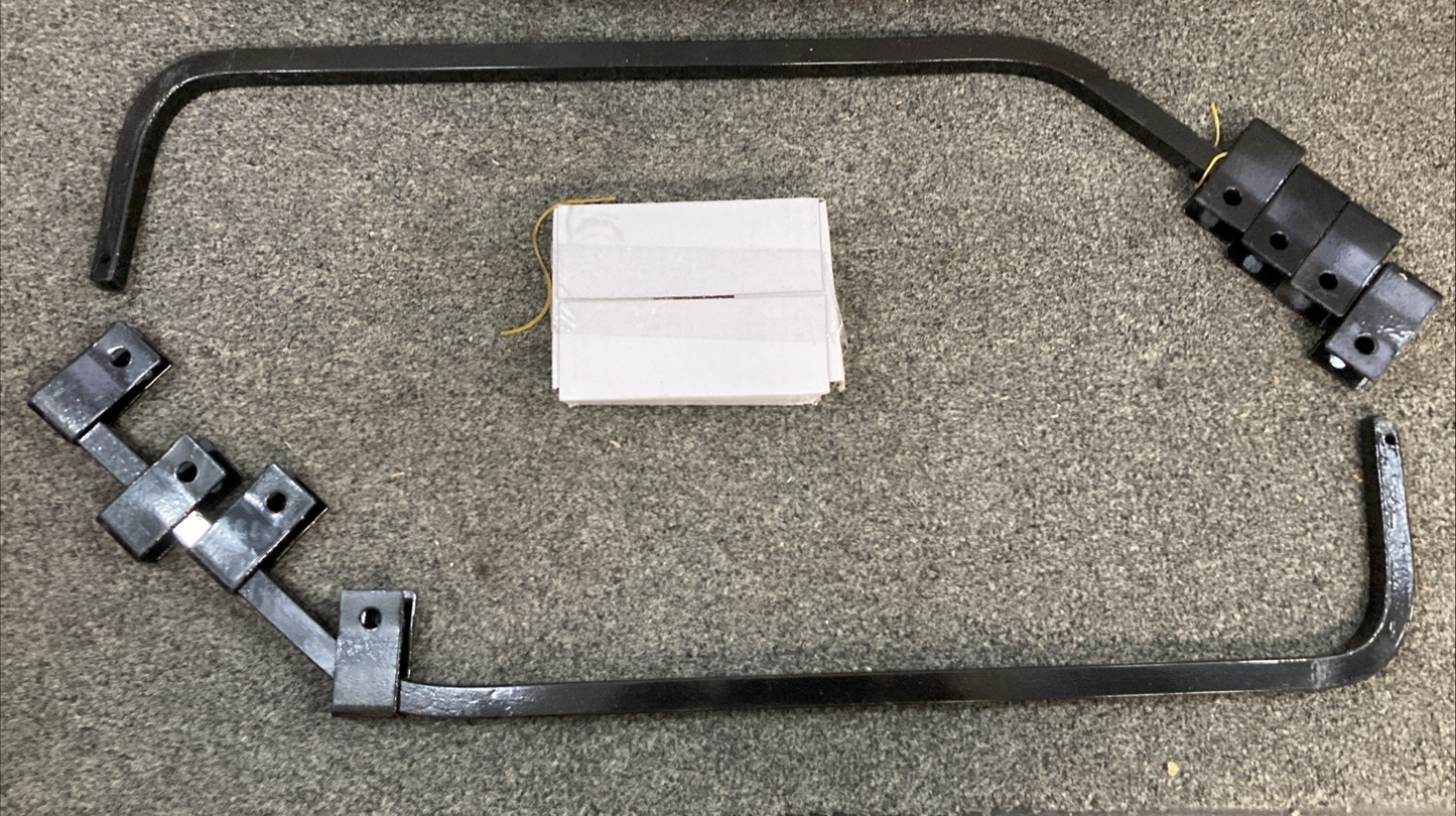 Qty 2 New Genuine Power Products B35P Mud Flap Hanger Set 640" Square Steel