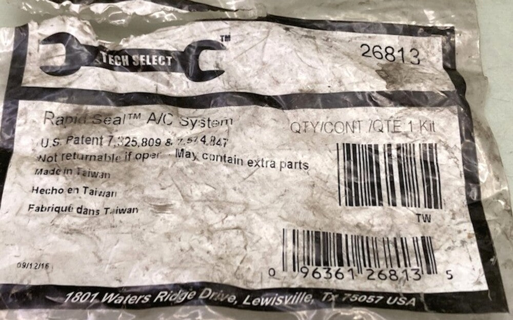 Tech Select 26813 Rapid Seal A/C System O-Ring and Gasket Kit New Incomplete Kit
