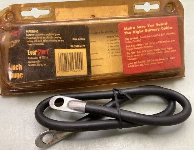 Everstart SS24-4-75 Battery Cable New Genuine