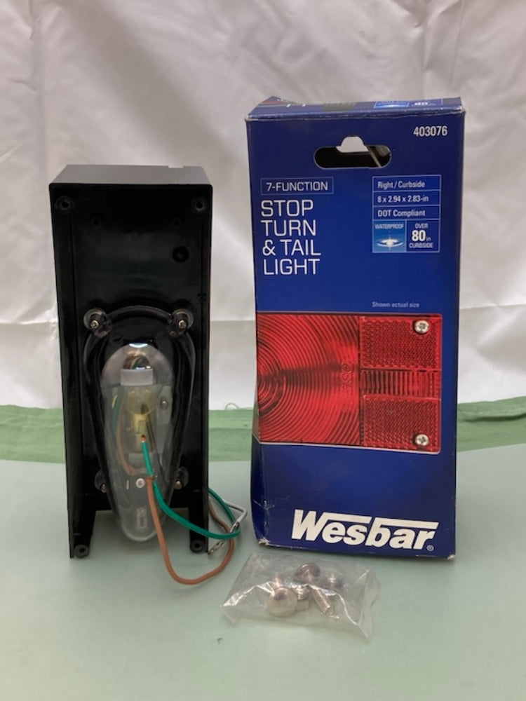 Wesbar 403076 Stop, Turn & Tail Signal Incomplete Kit New Genuine