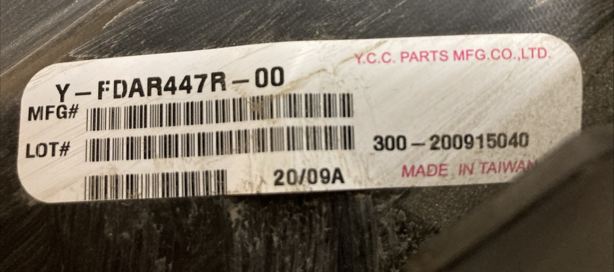 Y.C.C Y-FDAR447R-00 Front Lower Valance Replaces FO1095241 New Genuine