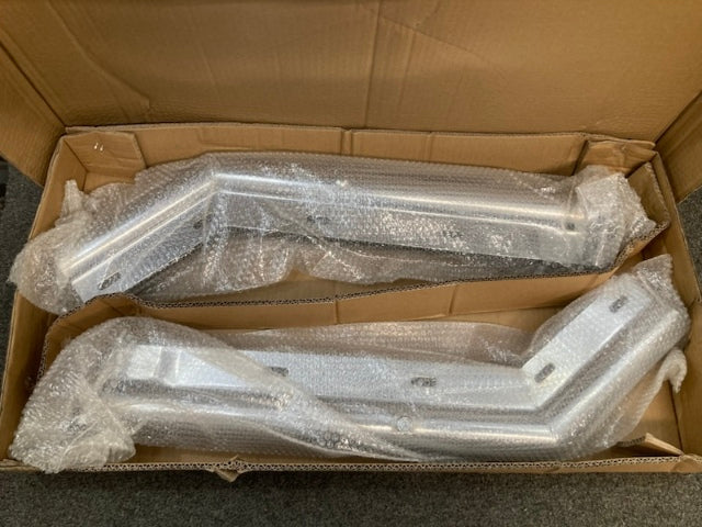 1 PAIR Power Products CM2745 FLAP HANGER CHROME RND SPRING LOADED New Genuine