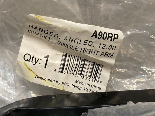 Power Products A90RP Hanger Angled 12.00 Offset Single Right Arm New Genuine