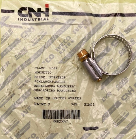 CNH Industrial 86625021 Clamp Hose New Genuine