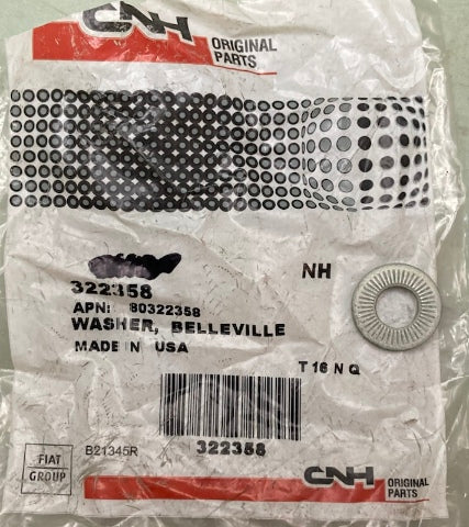QTY 2 CNH 322358 Washer Lock Belleville New Genuine