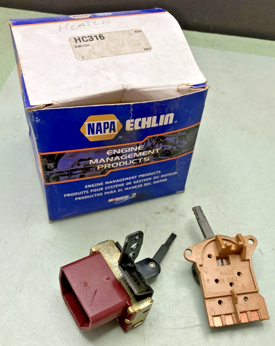 New Genuine Napa Echlin HC316 A/C and Heater Blower Motor Switch