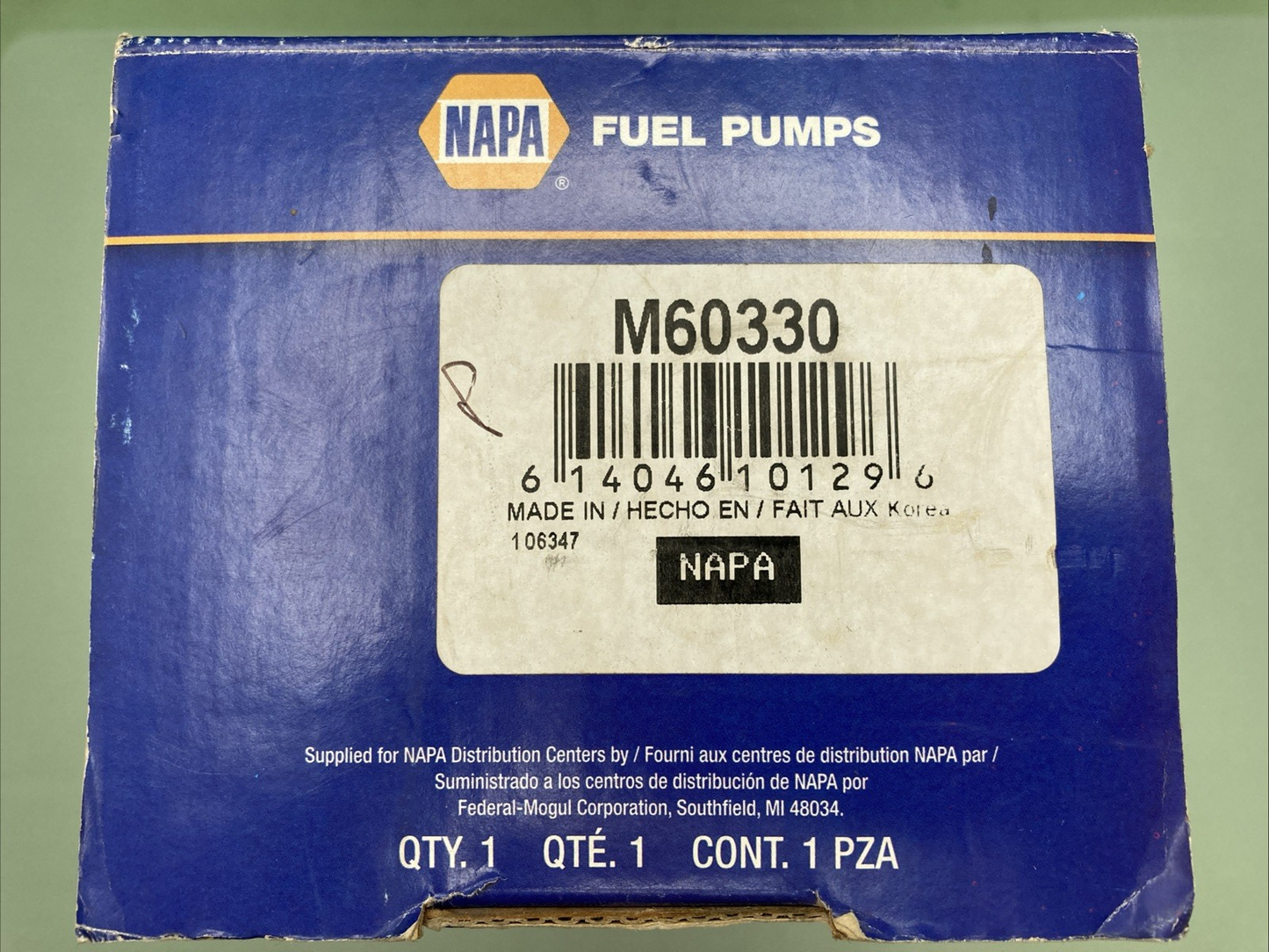 New Genuine Napa M60330 Fuel Pump