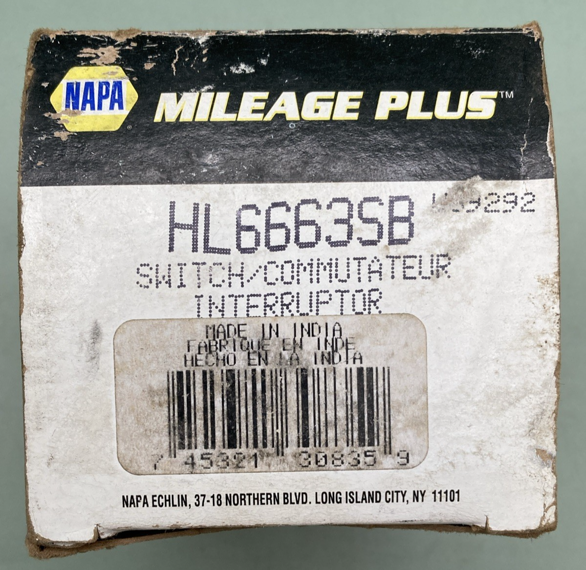 New Genuine Napa HL6663SB Switch
