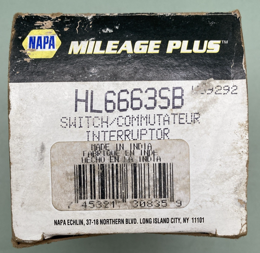 New Genuine Napa HL6663SB Switch