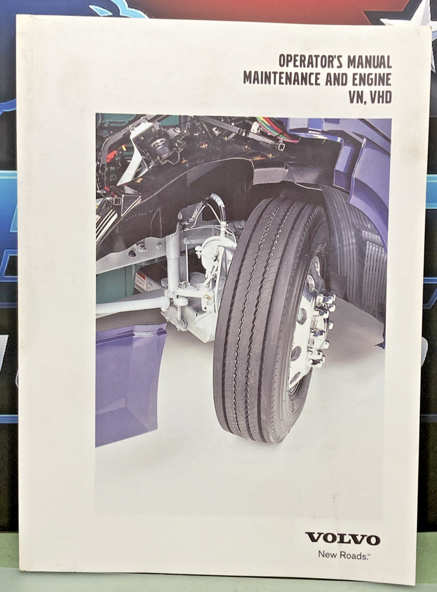 New Genuine Volvo PV776-20707967 Maintenance and Engine Operators Manual