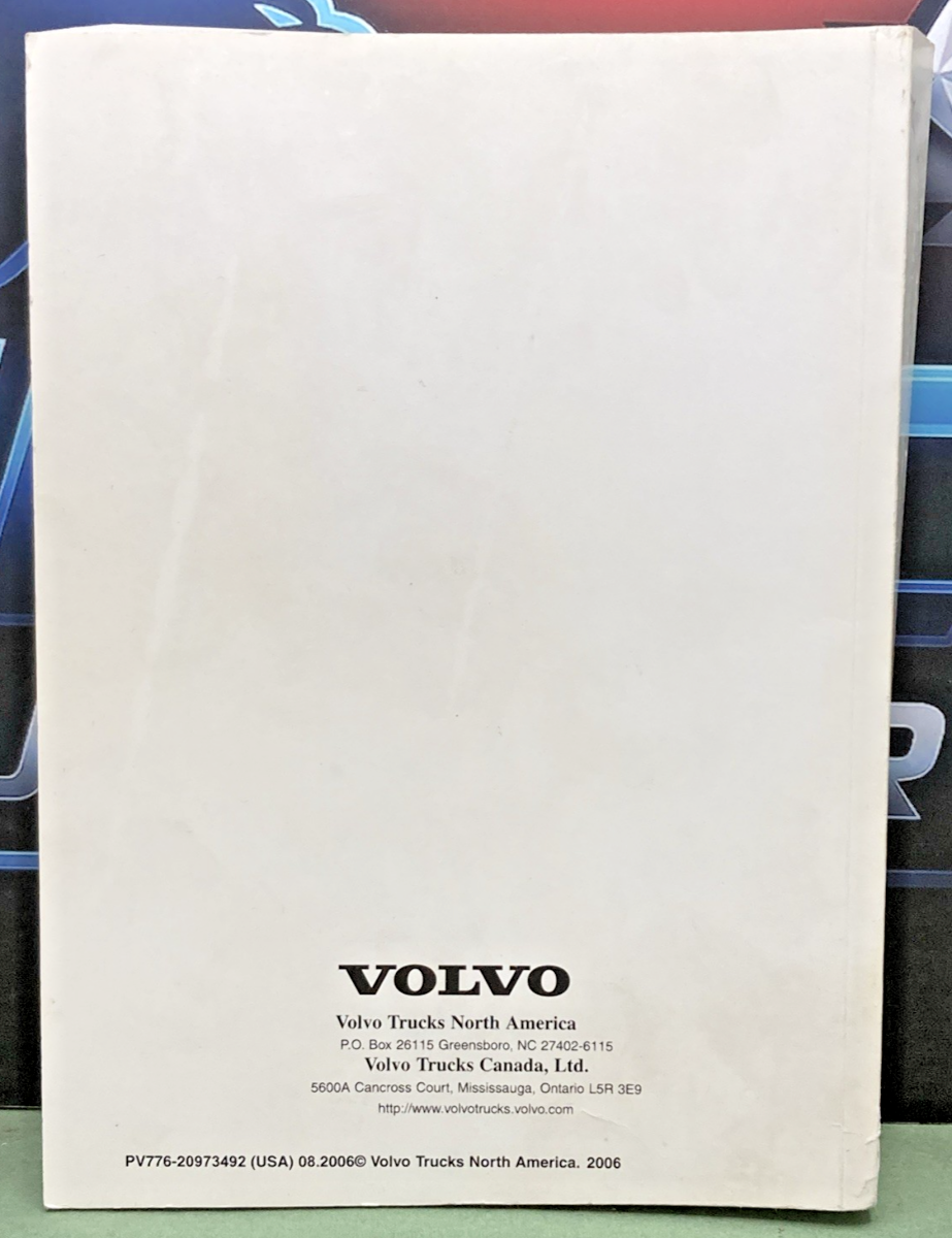 New Genuine Volvo PV776-20973492 VN, VHD Operators Manual