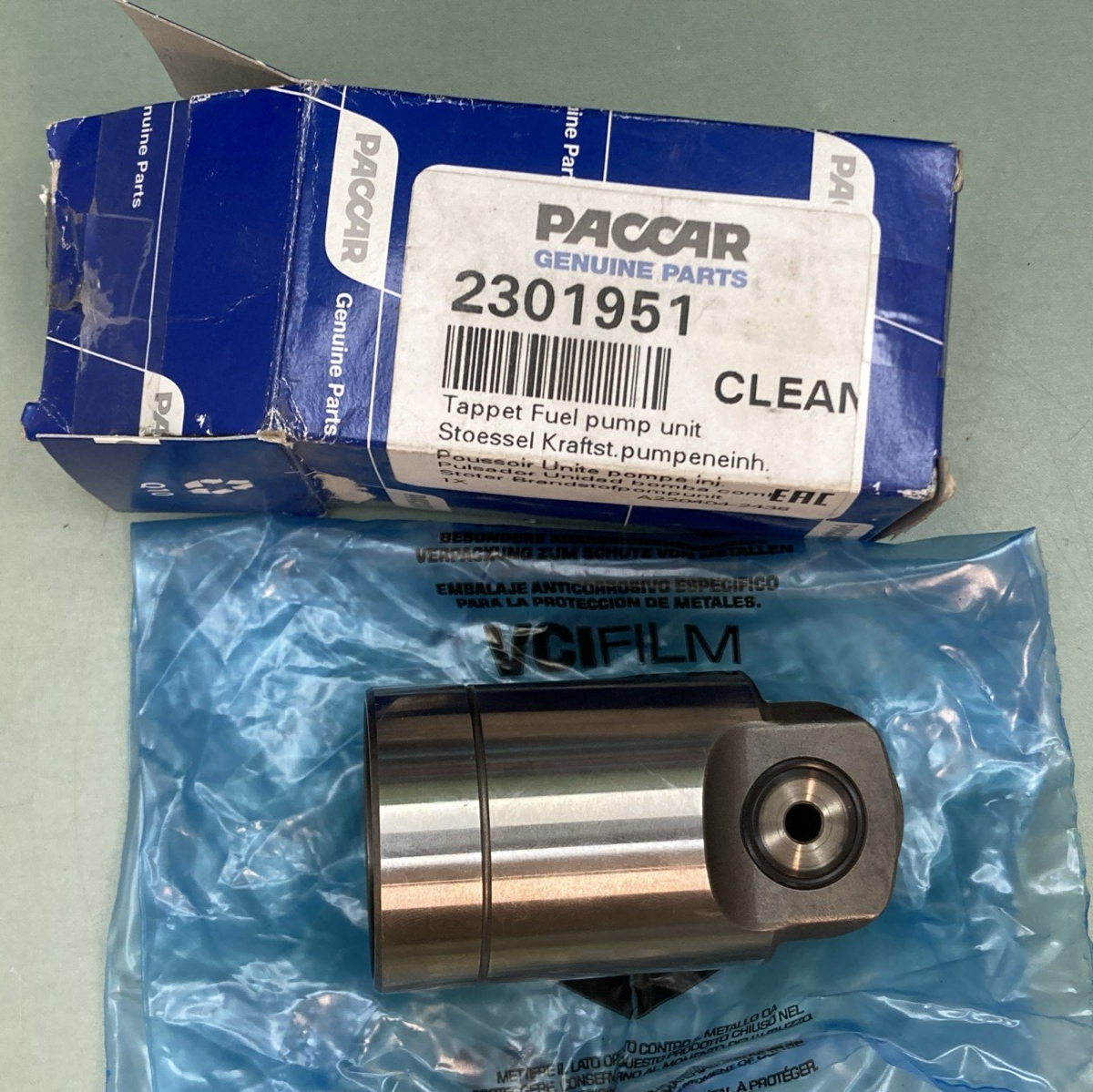 New Genuine Paccar 2301951 Fuel Pump Tappet