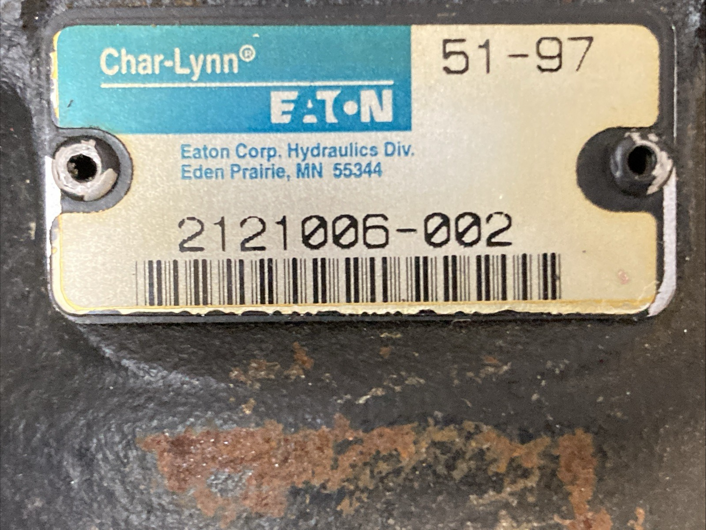 Eaton 2121006-002 14.1 Cu. Inch Closed Center Steering Valve – 6 Series