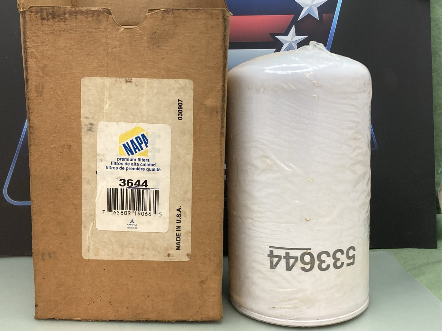 New Genuine Napa 3644 Fuel Filter 533644