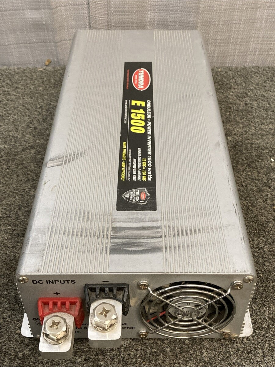 Tundra E-1500-12 power inverter Modified Sine Wave, Terminal Blocks, 1,500 W