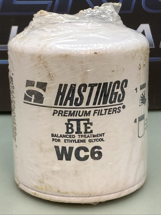 New Genuine Hastings WC6 Engine Coolant Filter