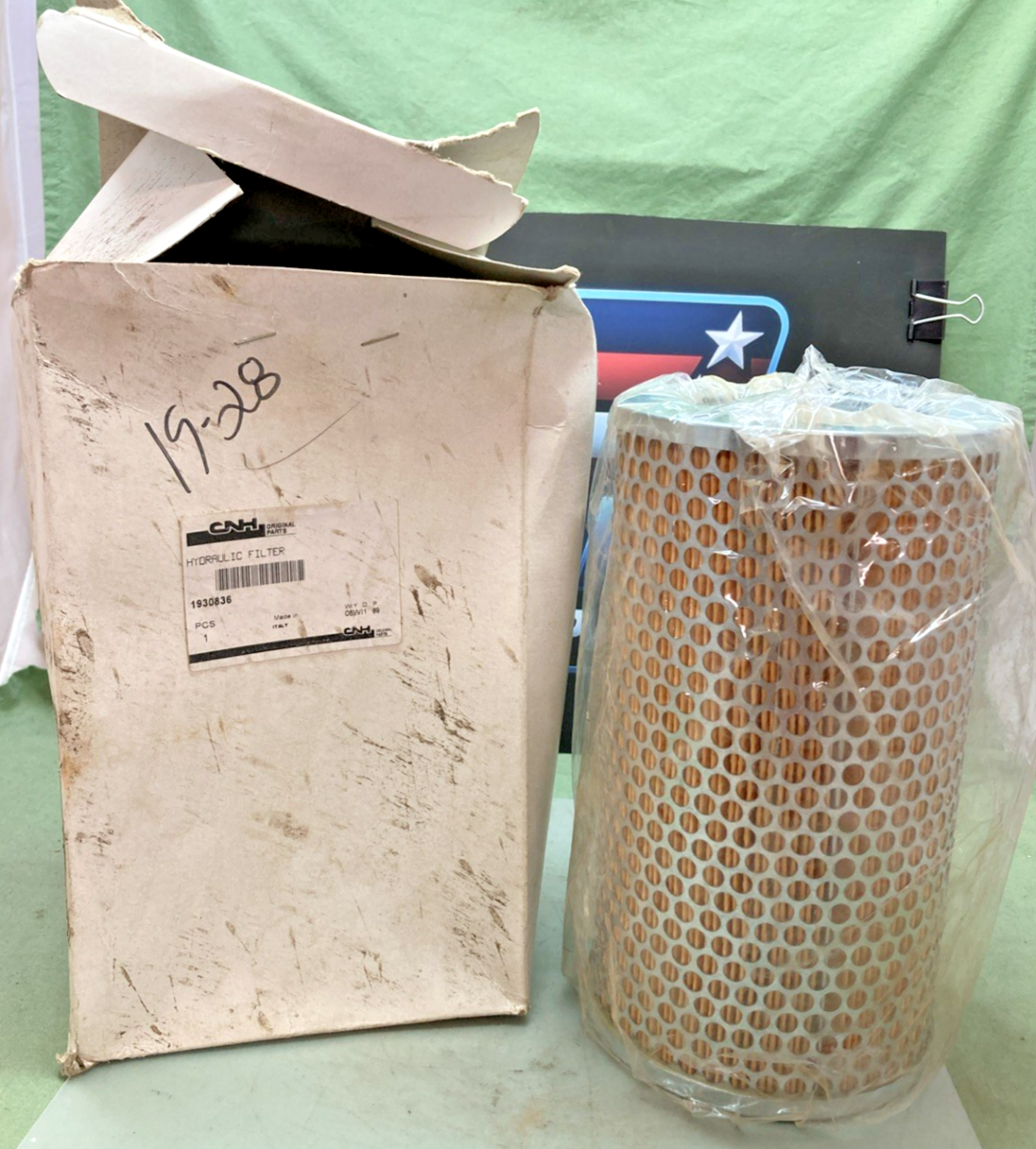 New Genuine CNH 1930836 Hydraulic Filter