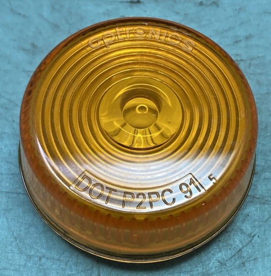 New Genuine Optronics MC53AB Yellow Recess Mount Marker Clearance Light 2"