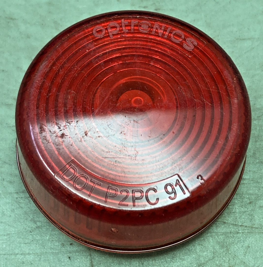 New Genuine Optronics MC53RB Red Recess Mount Marker Clearance Light 2"