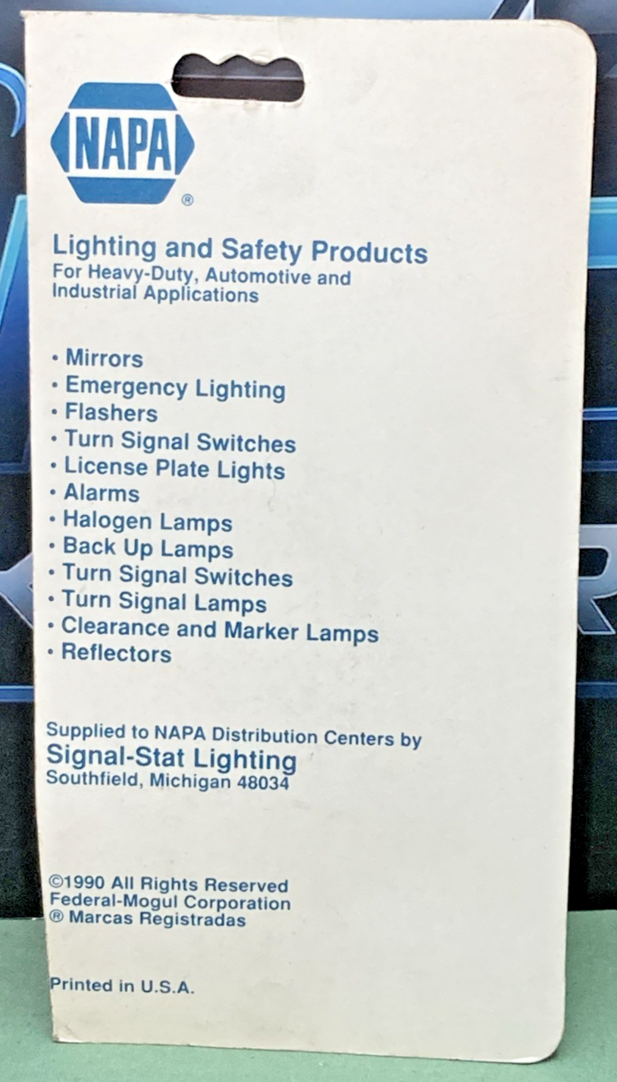 New Genuine Napa 45ATD Amber Reflector Set