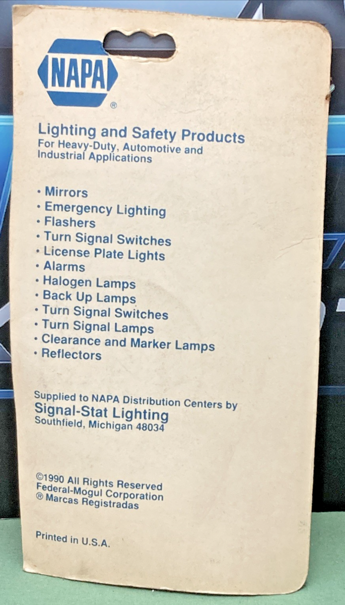 New Genuine Napa 52ATD Amber Reflector Set