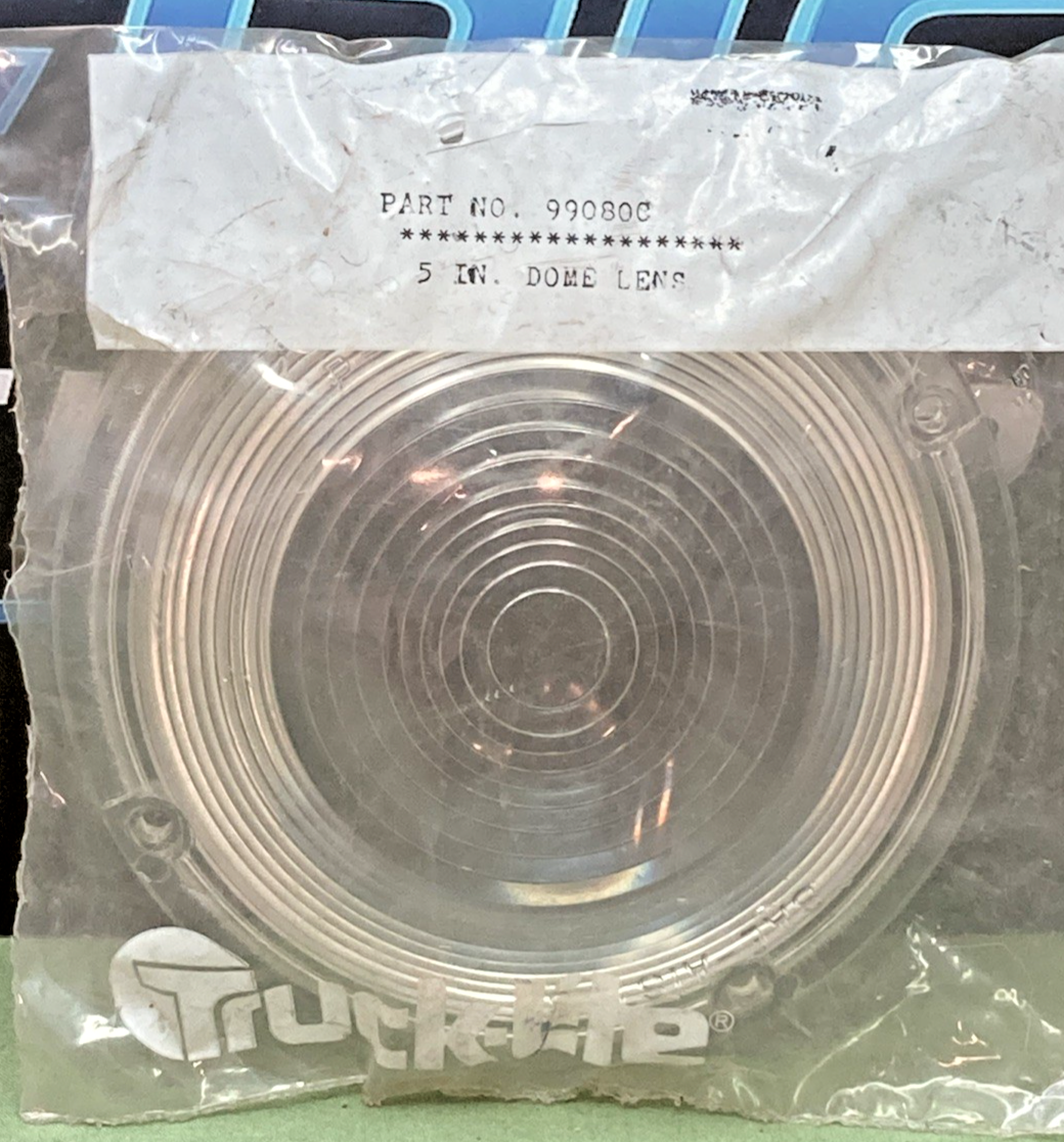New Genuine Truck Lite 99080C Clear 5" Dome Lens