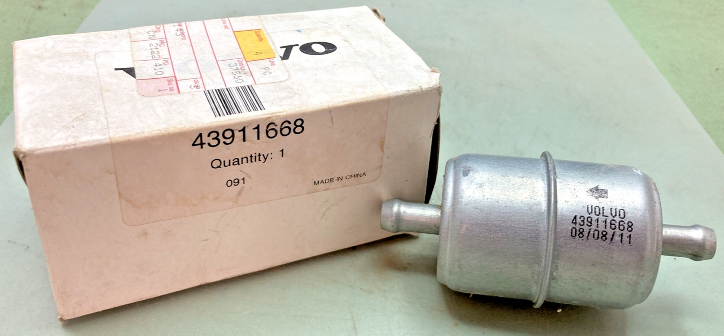 New Genuine Volvo 43911668 Fuel Filter