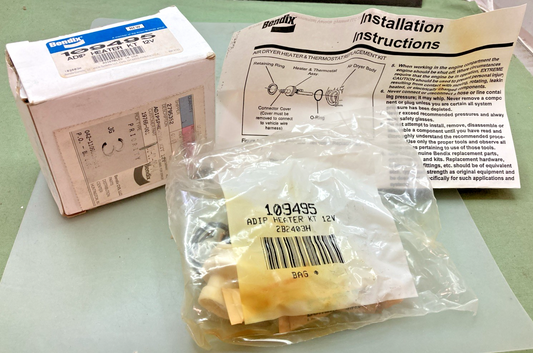 New Genuine Bendix 109495 Air Brake Dryer Heater Kit 12V