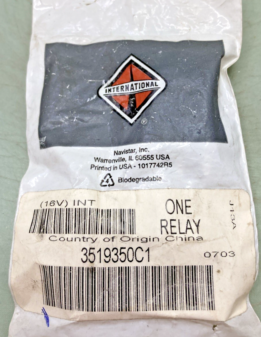 New Genuine International 3519350C1 Relay