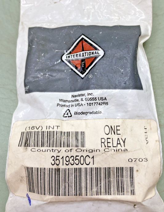 New Genuine International 3519350C1 Relay