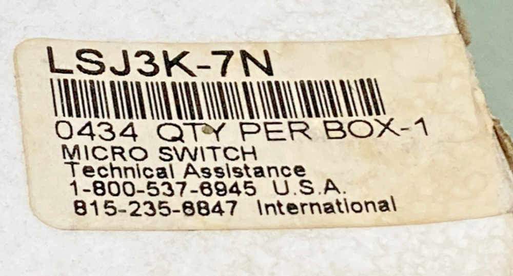 New Genuine Honeywell LSJ3K-7N Heavy Duty Limit Switch