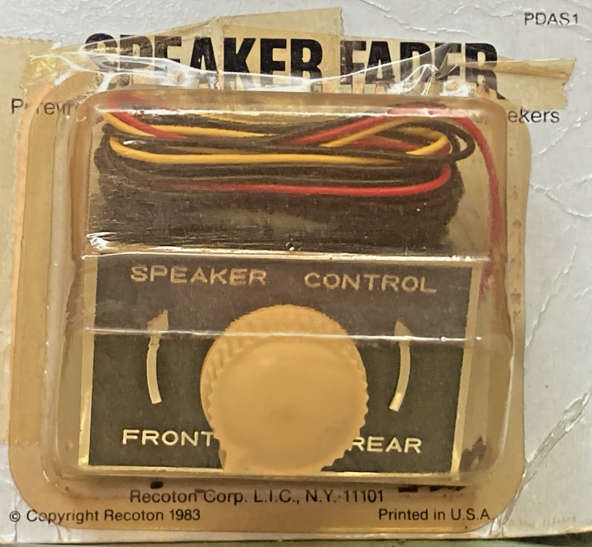 New Genuine Recoton Power Drive PDAS1 Speaker Fader