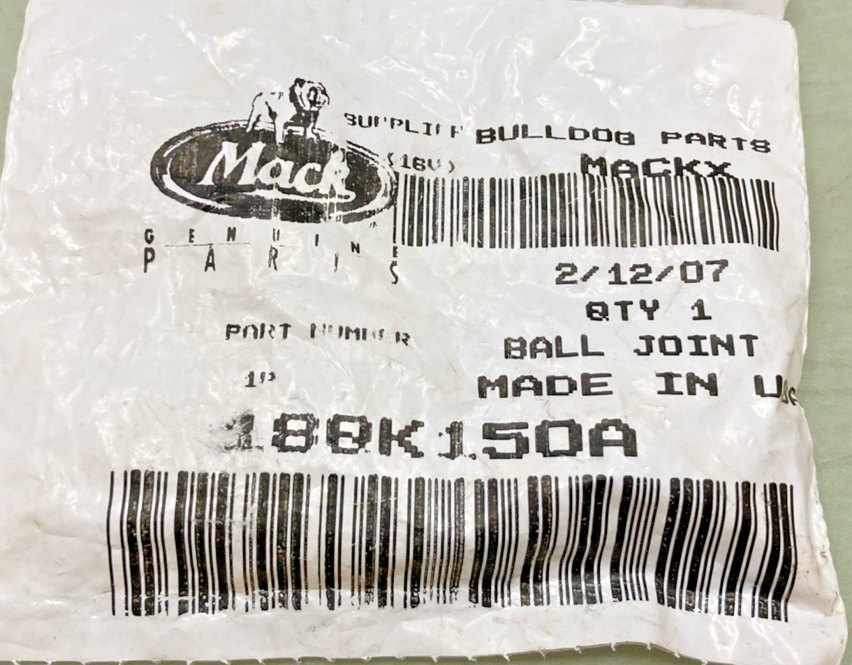 New Genuine Mack 18QK150A Ball Joint