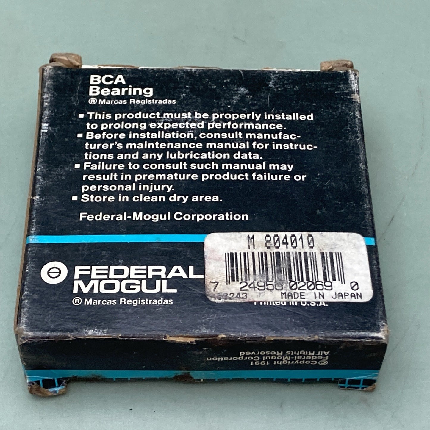 New Genuine Federal Mogul M804010 BCA Bearing