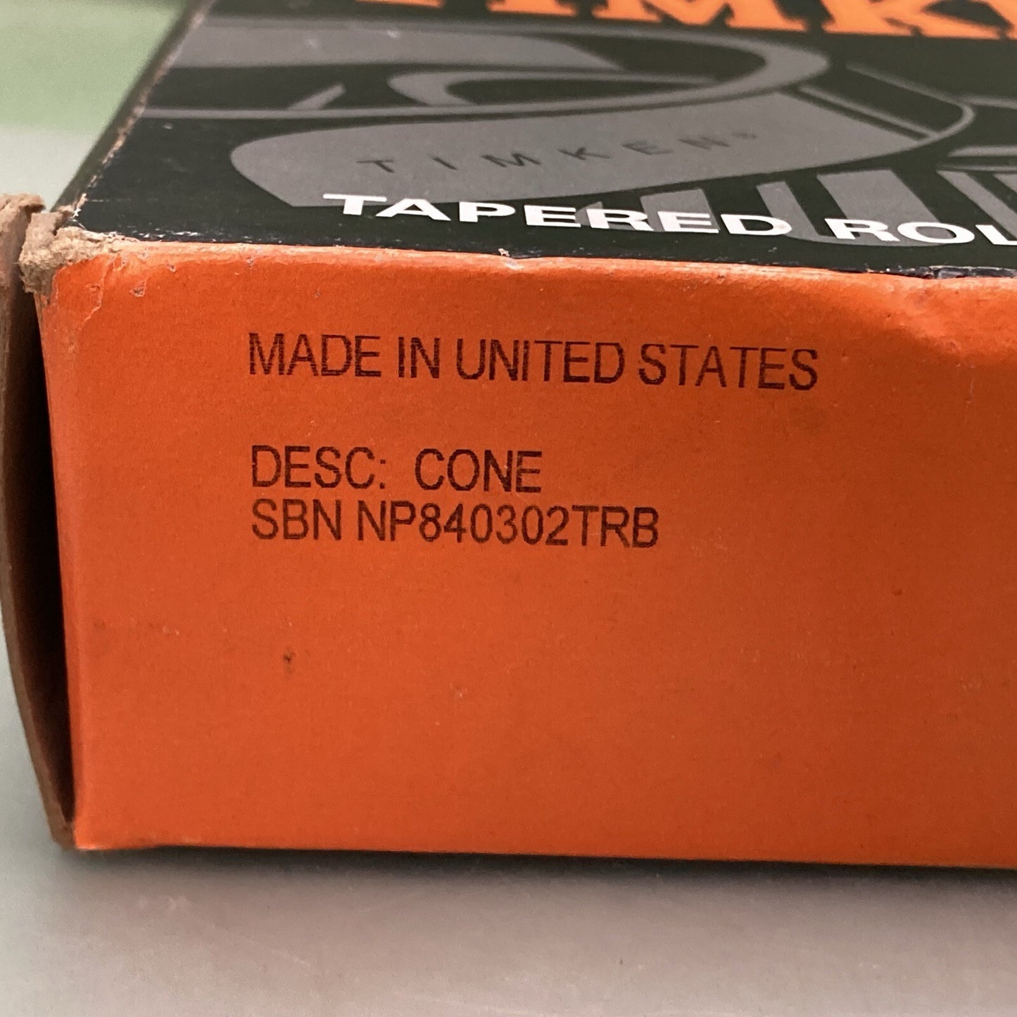 New Genuine Timken NP840302 Tapered Roller Bearing