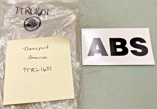 Qty 5 New Replaces Transport America TTRL1601 1" Black Vinyl "ABS"